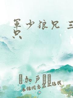 军少狼兄 三两只