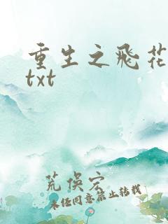 重生之飞花落照txt