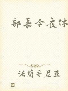 部长今夜休战