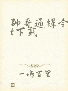 帅哥通缉令txt下载