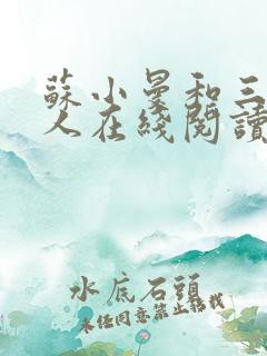 苏小曼和三个黑人在线阅读