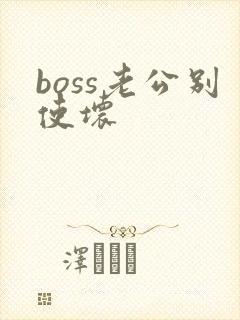 boss老公别使坏