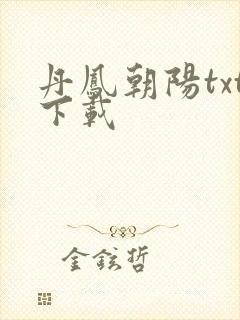 丹凤朝阳txt下载