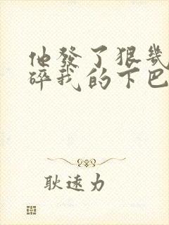 他发了狠几乎捏碎我的下巴