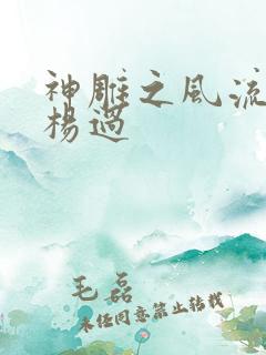 神雕之风流浪子杨过