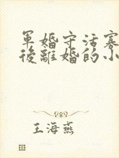 军婚守活寡重生后离婚的小说