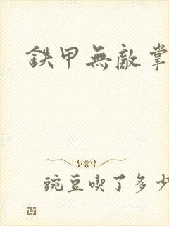 铁甲无敌掌门人