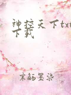 神控天下txt下载
