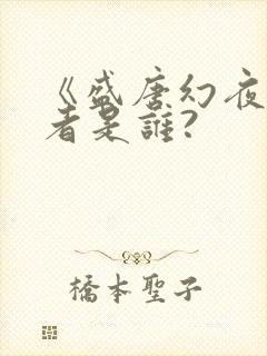 《盛唐幻夜》作者是谁?