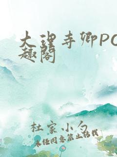 大理寺卿PO笔趣阁