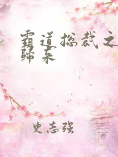 霸道总裁之出狱归来