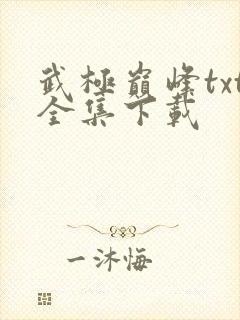 武极巅峰txt全集下载