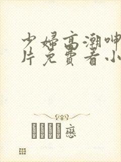 少妇高潮呻吟A片免费看小说