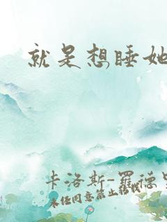 就是想睡她小说