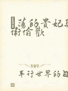 滛荡的贵妃与侍卫偷欢