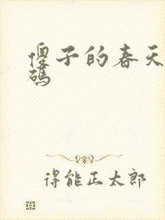 傻子的春天无乱码