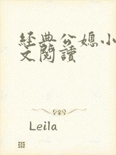 经典公媳小说全文阅读