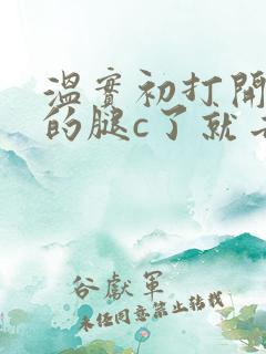 温实初打开眉庄的腿c了就去