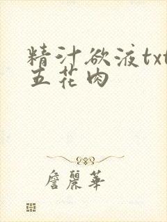 精汁欲液txt五花肉