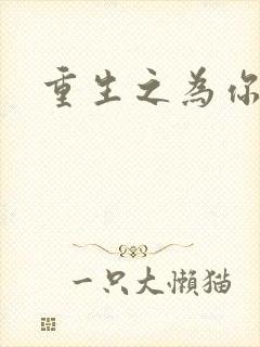 重生之为你存在