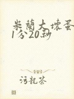 米兰大坏蛋真空1分20秒