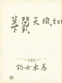 莫问天机txt下载