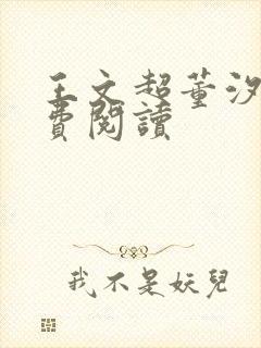 王文超董汐瑜免费阅读