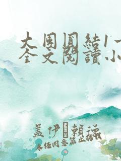 大团圆结1一6全文阅读小说