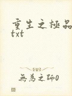 重生之极品公子txt