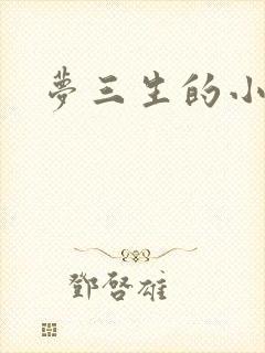 梦三生的小说