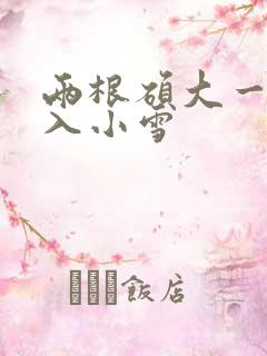 两根硕大一起挤入小雪