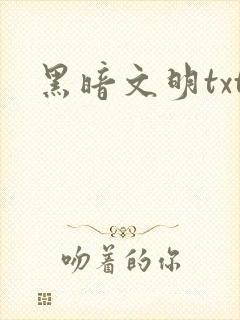 黑暗文明txt