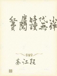 红尘时代小说免费阅读无弹窗