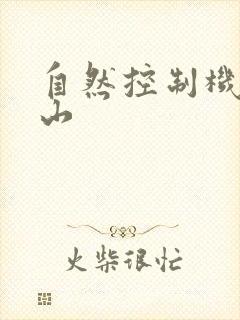 自然控制机器炎山