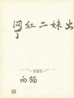 网红二妹出啥事了