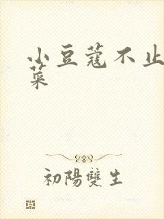 小豆蔻不止是颗菜