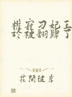 权宠刁妃王爷终于被翻牌了