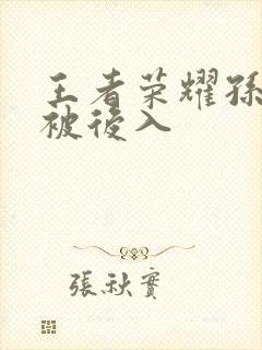 王者荣耀孙尚香被后入