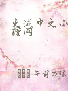 火灭中文小说阅读网