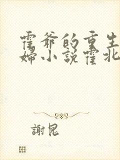 霍爷的重生小媳妇小说霍北江