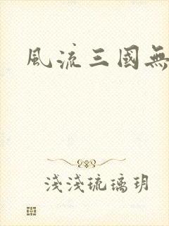 风流三国无弹窗