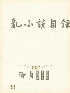 乱小说目录全文