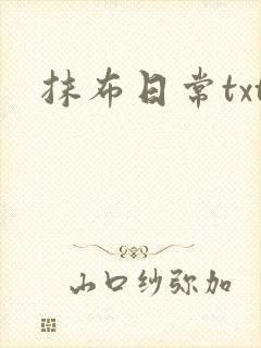 抹布日常txt