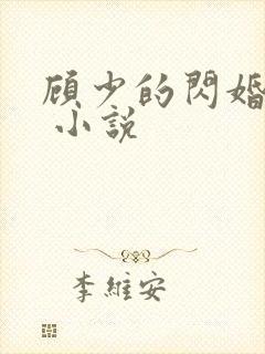 顾少的闪婚宠妻 小说