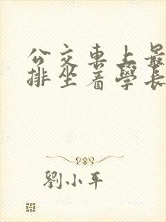 公交车上最后一排坐着学长c