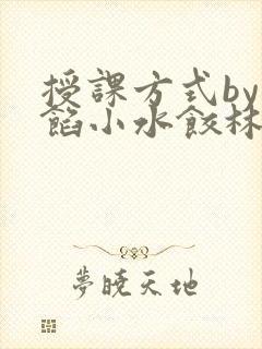 授课方式by肉馅小水饺林清