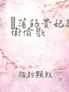 滛荡的贵妃与侍卫偷欢