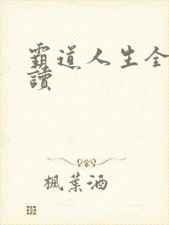 霸道人生全文阅读