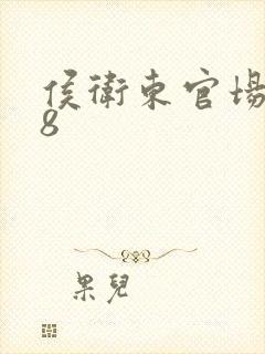 侯卫东官场笔记8