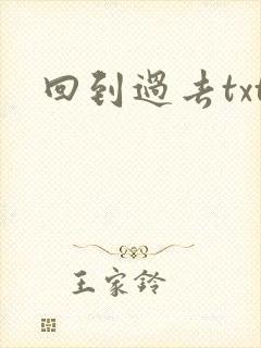 回到过去txt